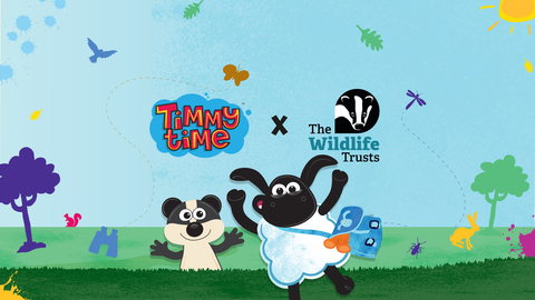 Timmy Time x The Wildlife Trust partnership logo