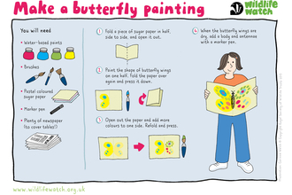 Butterfly painting